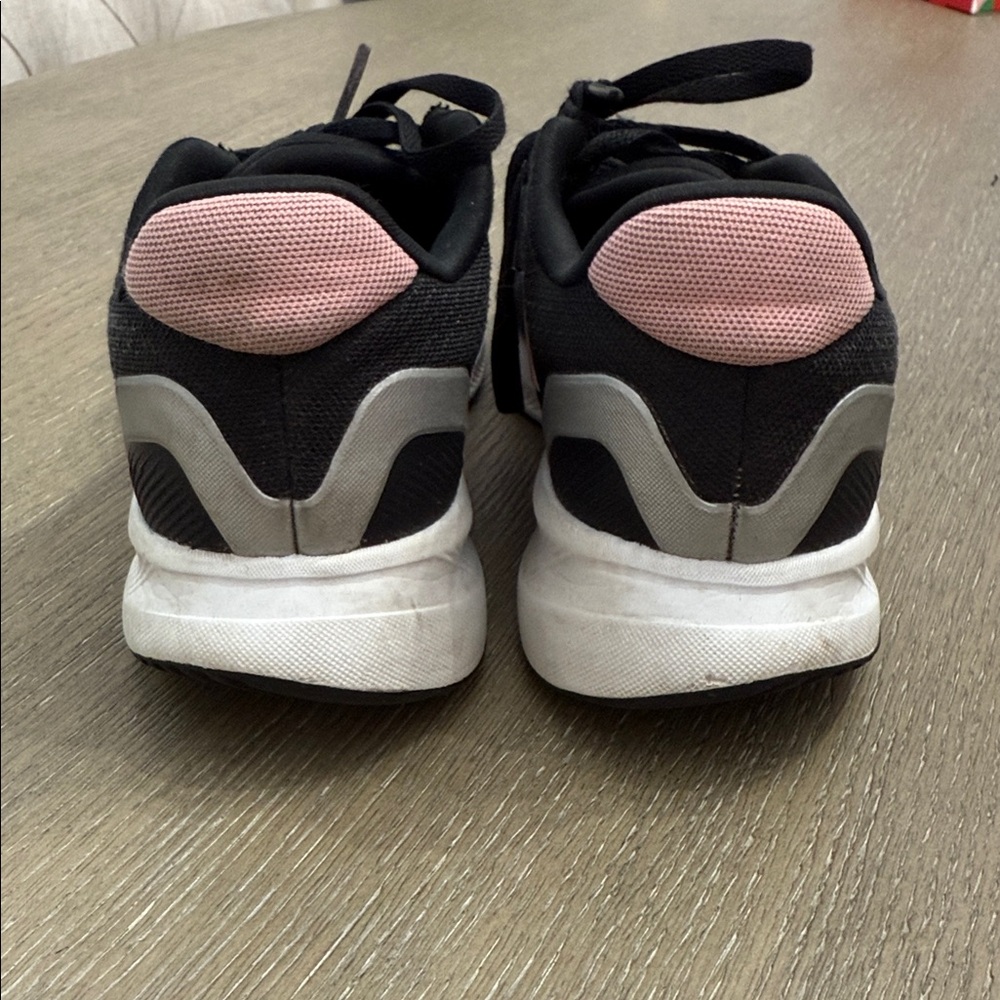 Adidas Girl’s Black and Pink Sneakers - Picture 4 of 7